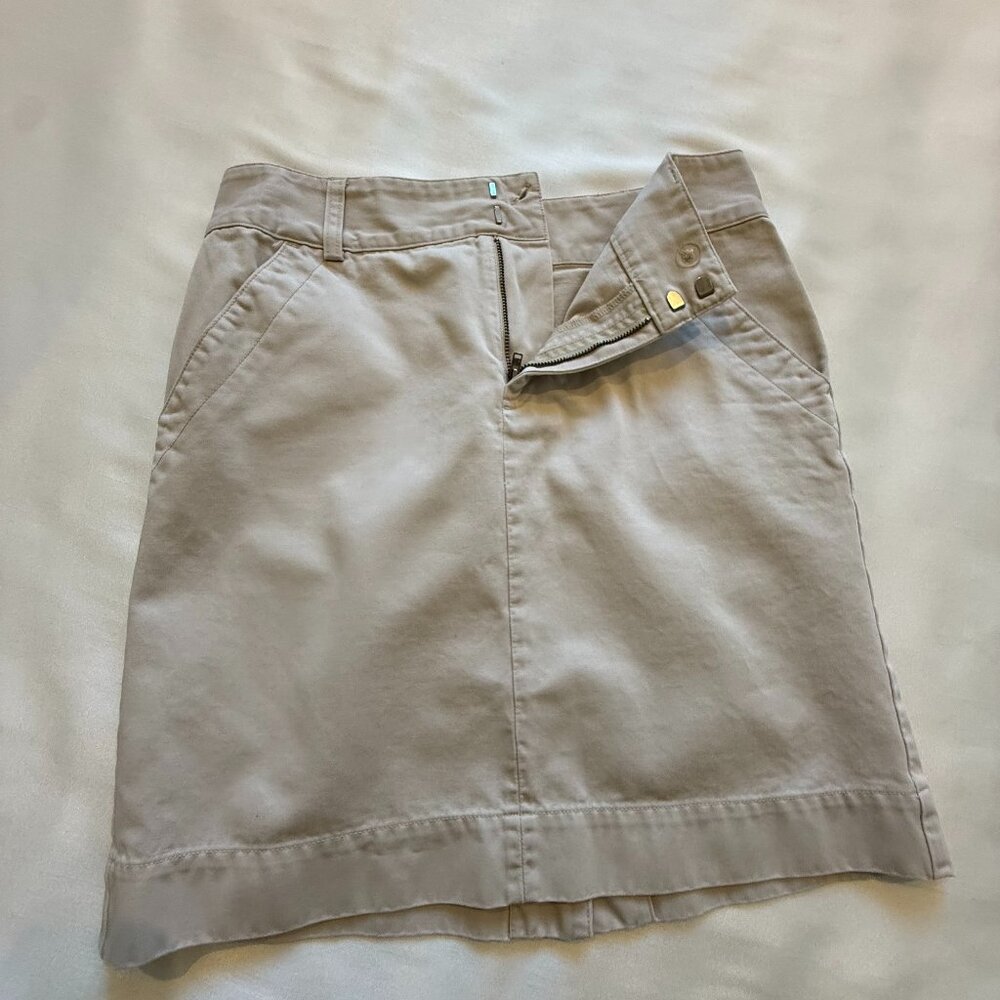 Women's Beige Skirt by GAP Factory Store Mid Length Size 4